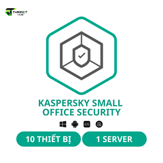 Kaspersky Small Office Security – 15 PC + 2 Server – Phòng chống virus và mã độc toàn diện